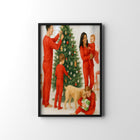 Family in Festive Pyjamas