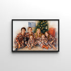 Family in Festive Pyjamas