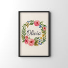 Floral Name Art