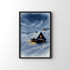 Winter Home Scene