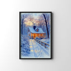 Winter Home Scene